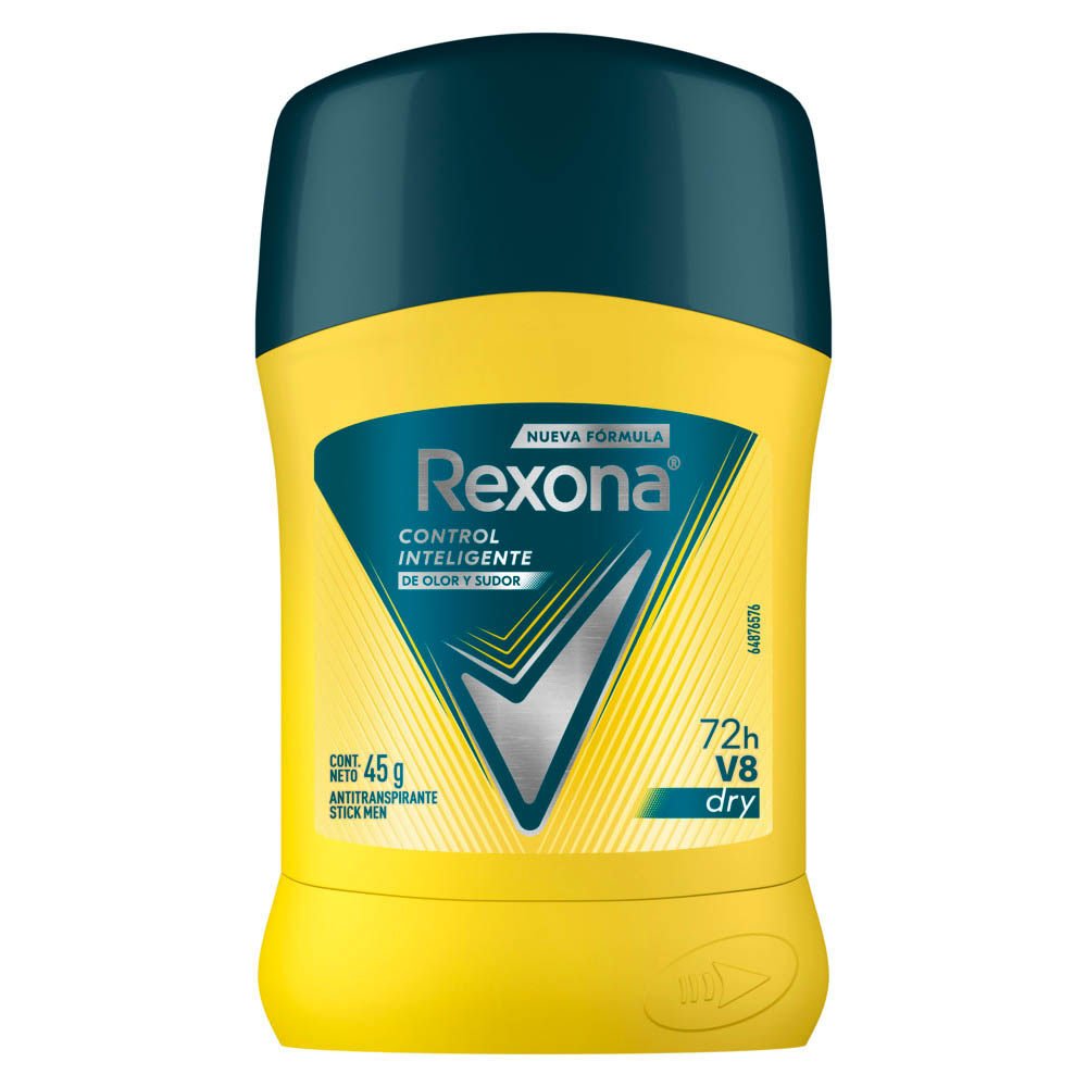 DESODORANTE REXONA MEN V8 STICK X50GR