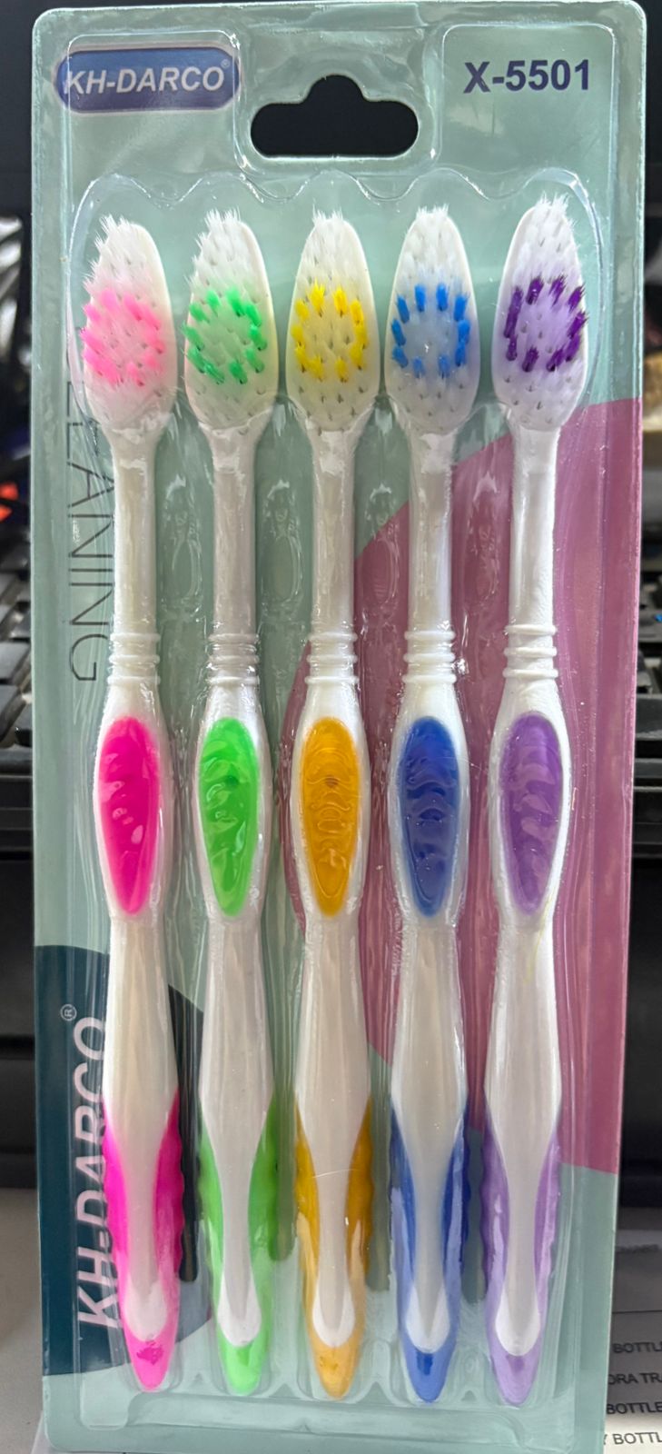 CEPILLO DENTAL DE ADULTO BLISTER X5UND