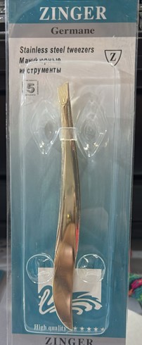 ZINGER PINZA SILUETA DORADA